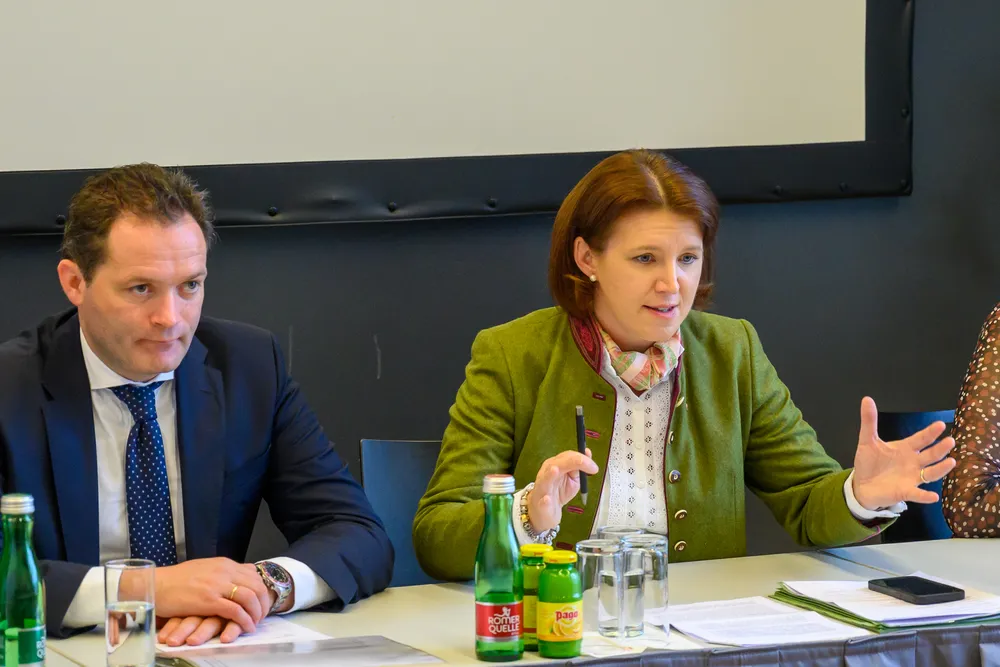 Pressekonferenz 2022, mit dem Bundesminister für Land- und Forstwirtschaft Mag. Norbert Totschnig, MSc