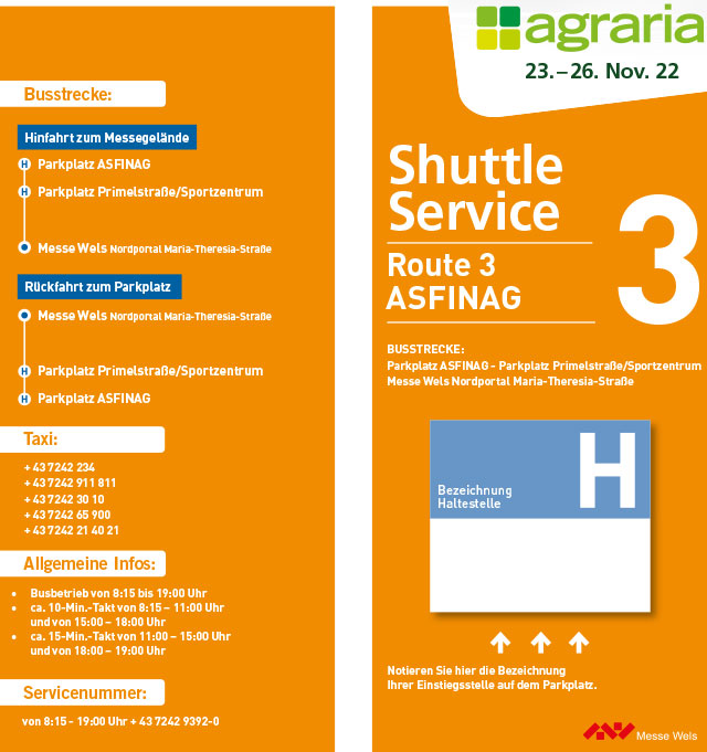 agraria Shuttle Service Route 3 ASFINAG PDF Download
