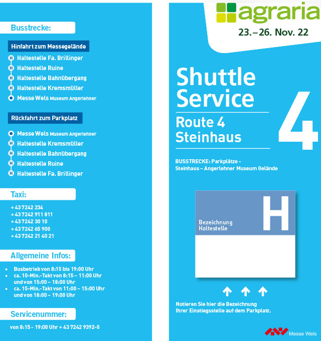agraria Shuttle Service Route 4 Steinhaus PDF Download
